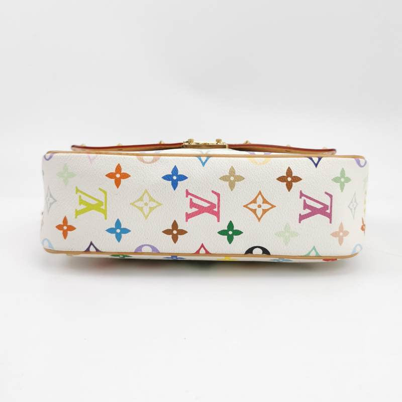 Louis Vuitton x Takashi Murakami Sologne Messenger White Multicolor Crossbody Bag Multicolor 1