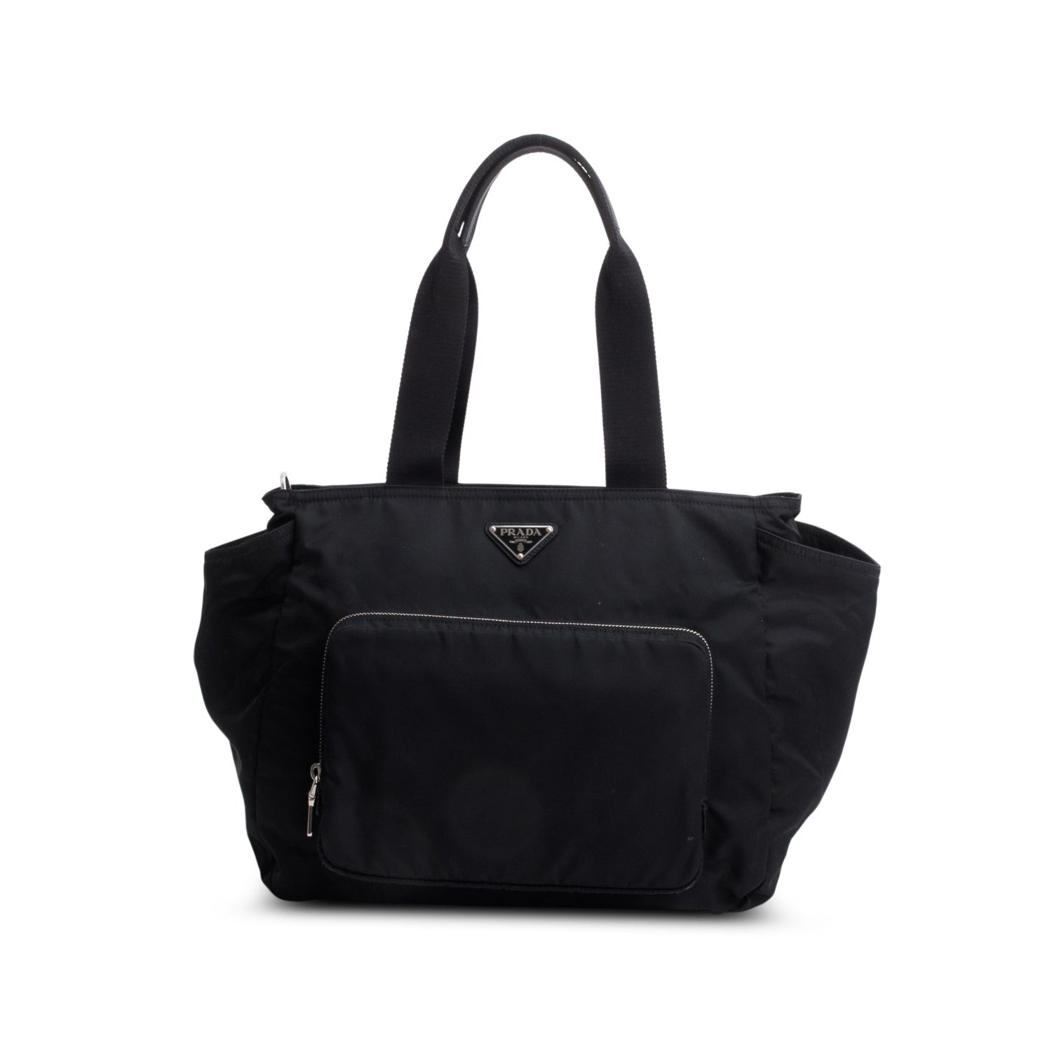 Prada Tessuto Diaper Bag Nylon Black Travel Bag