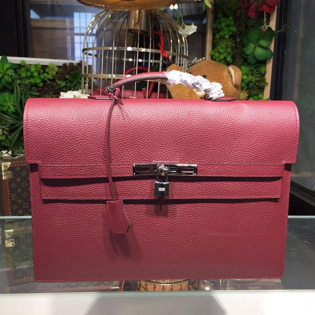 Top Quality Kelly Depeche Burgundy For Women Travel Bag
