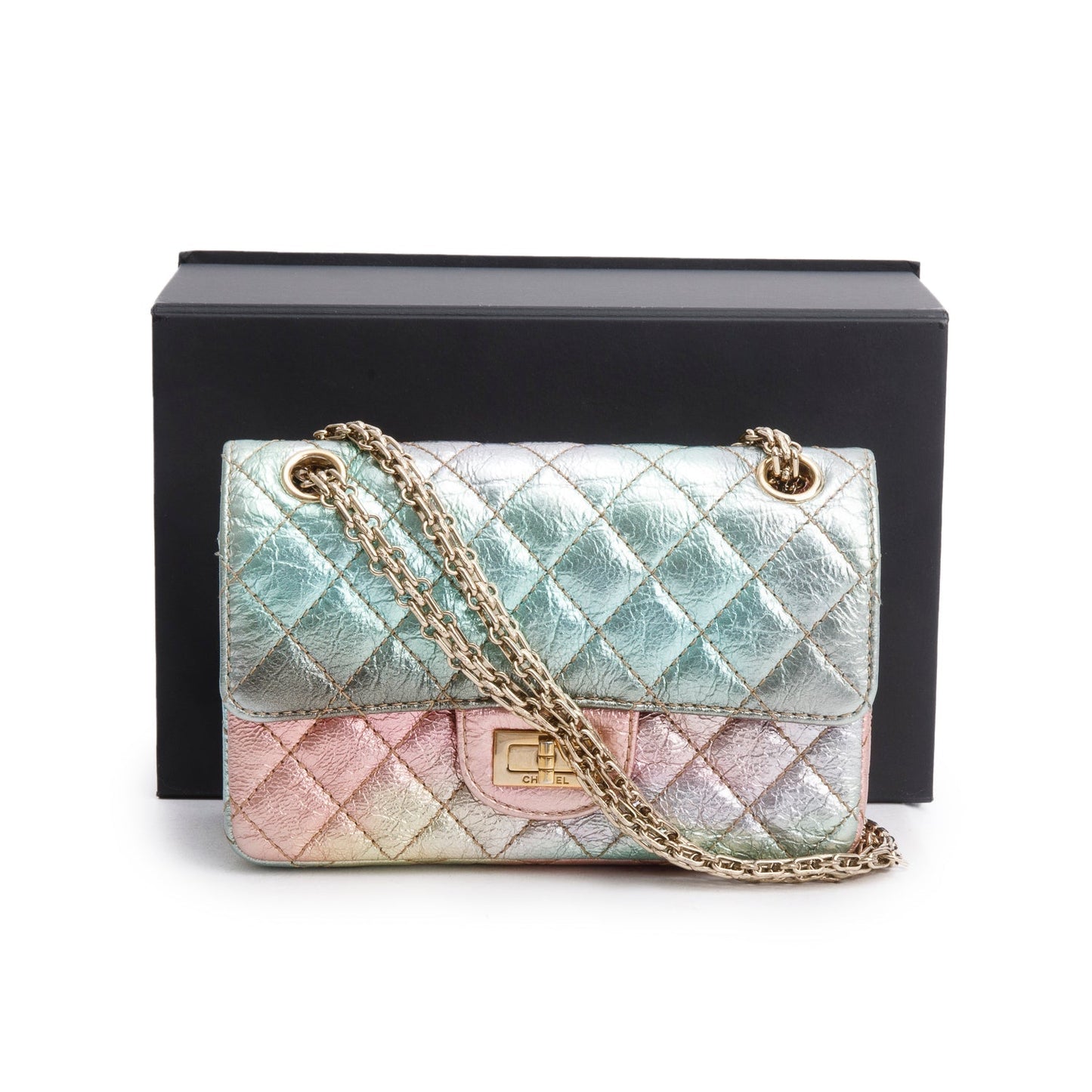 Chanel ini Flap Multicolor Travel Bag