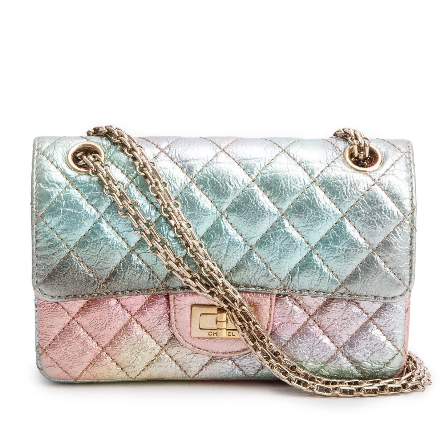 Chanel ini Flap Multicolor Travel Bag