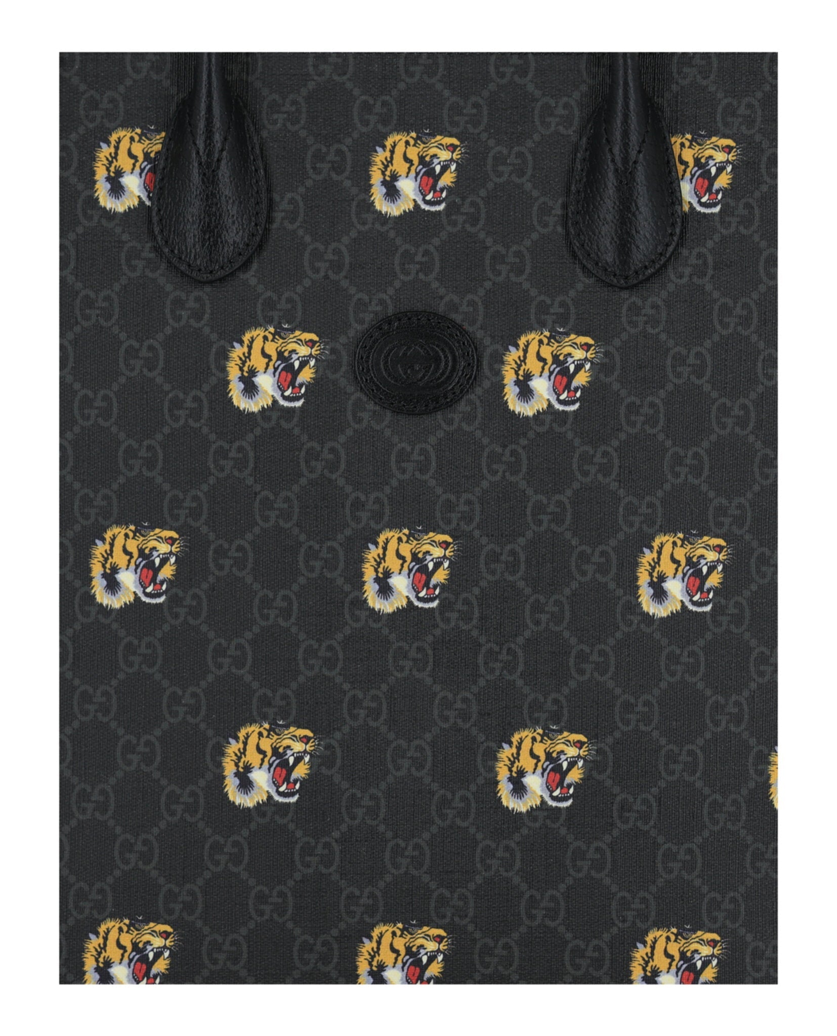 Gucci Mens GG Tiger Shoulder Bag