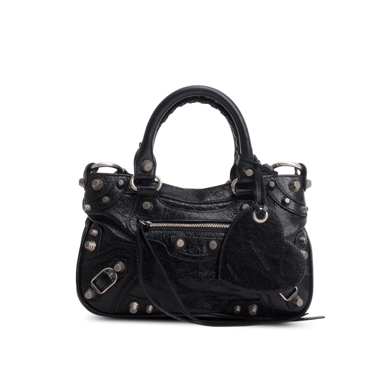 Balenciaga Agneau Neo Cagole Handbag Black Mini Travel Bag