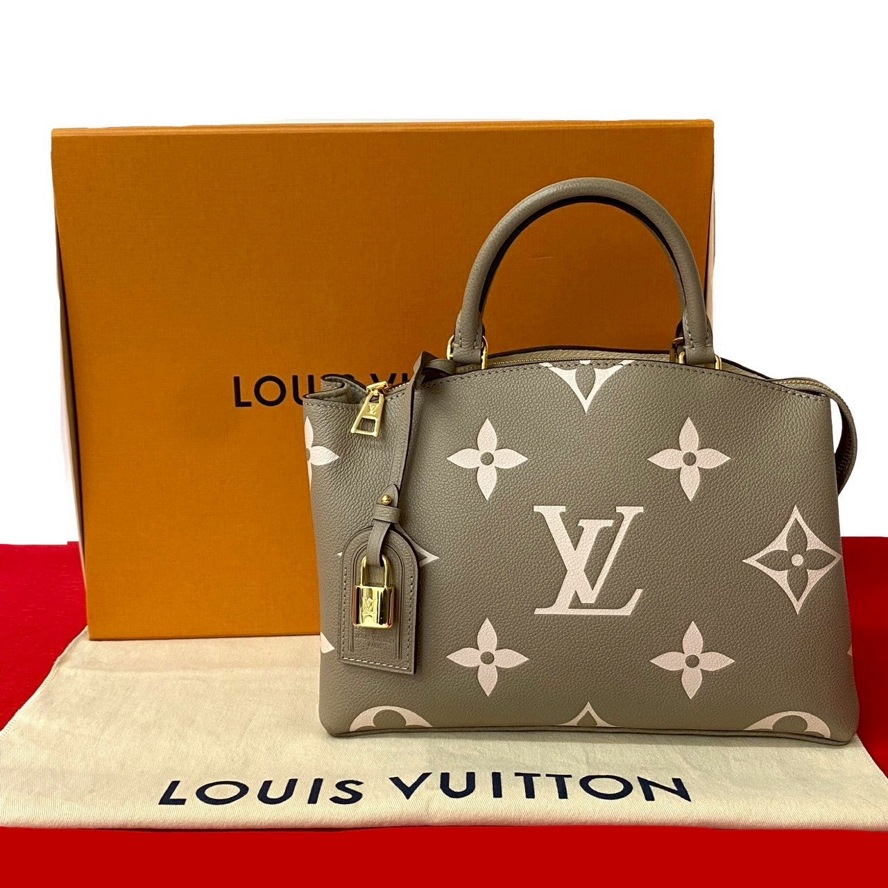 Louis Vuitton Ann Platt Ann Platt Petit Monogram Beige Handbag