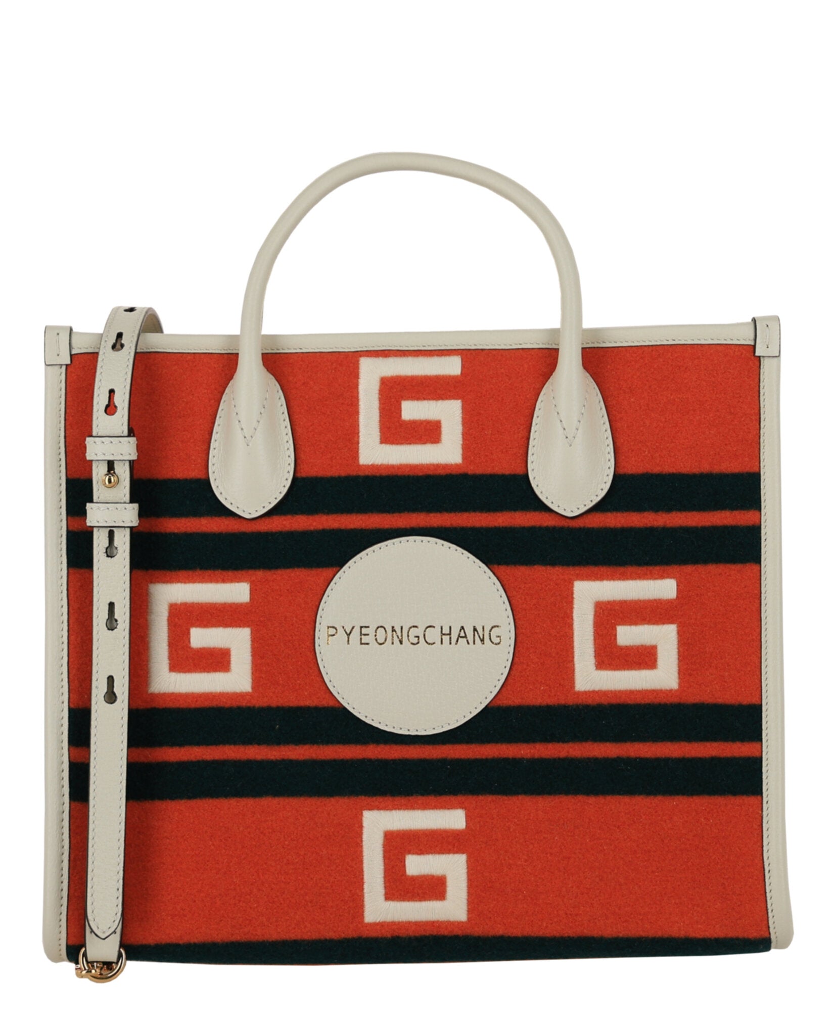 Gucci Mens Pyeongchang Small Embroidered Tote Bag