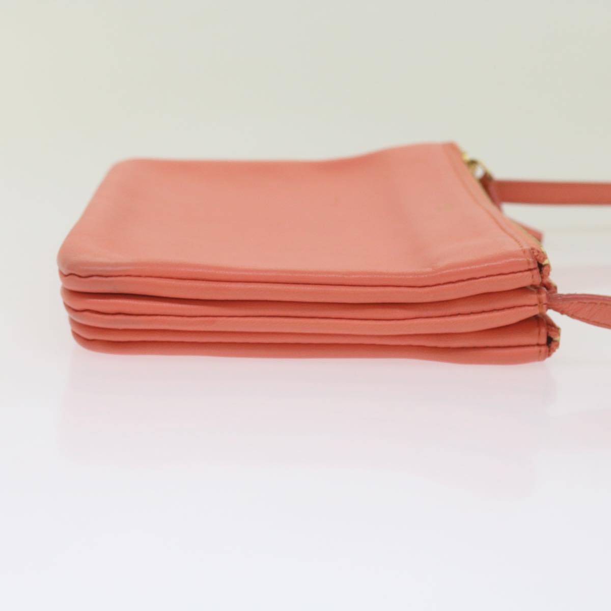 Luxury Trio Shoulder Bag Leather Pink