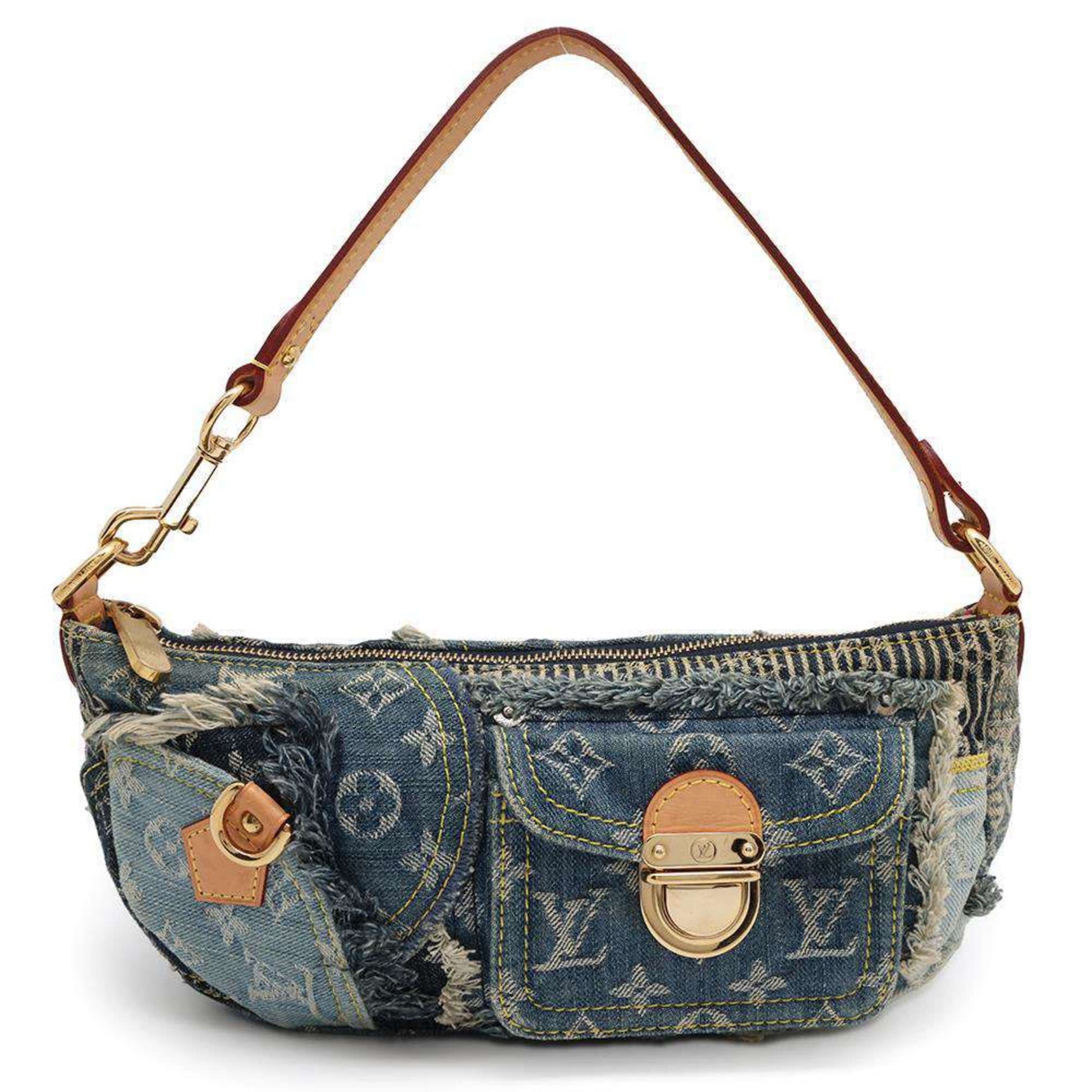 Louis Vuitton blue Monogram pink Monogram blue Shoulder Bag