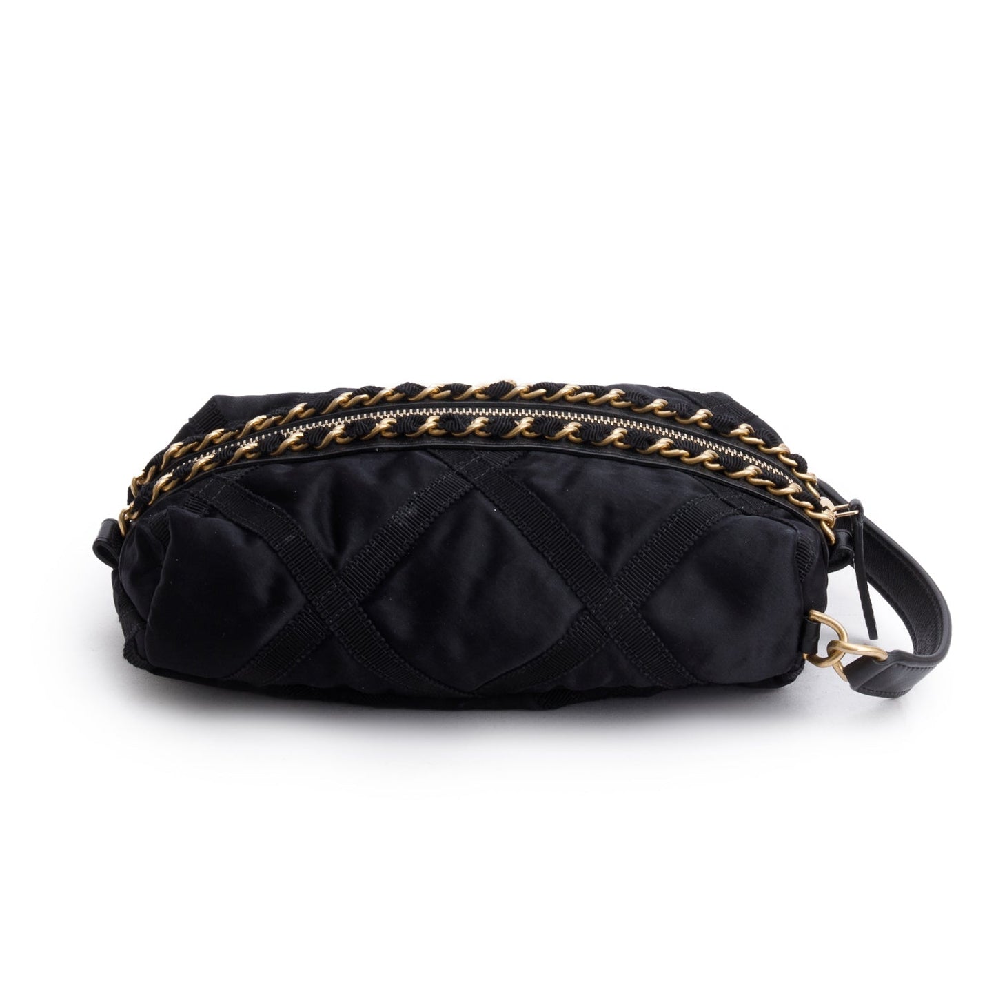 Chanel Nylon Grosgrain Lifestyle Black Travel Bag