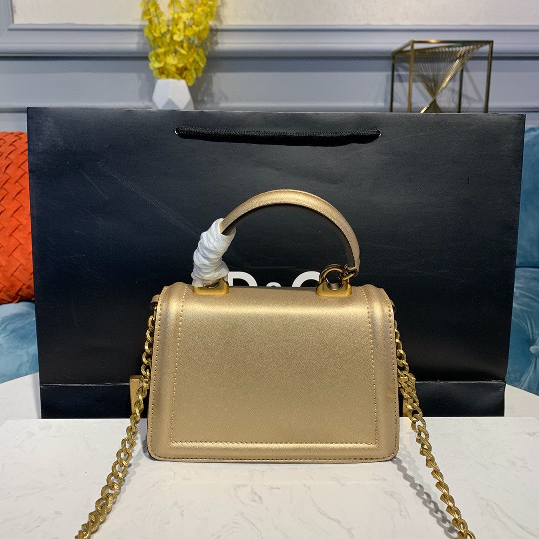 Devotion Mordore Nappa Top Quality6711A101687503 Gold Small Travel Bag