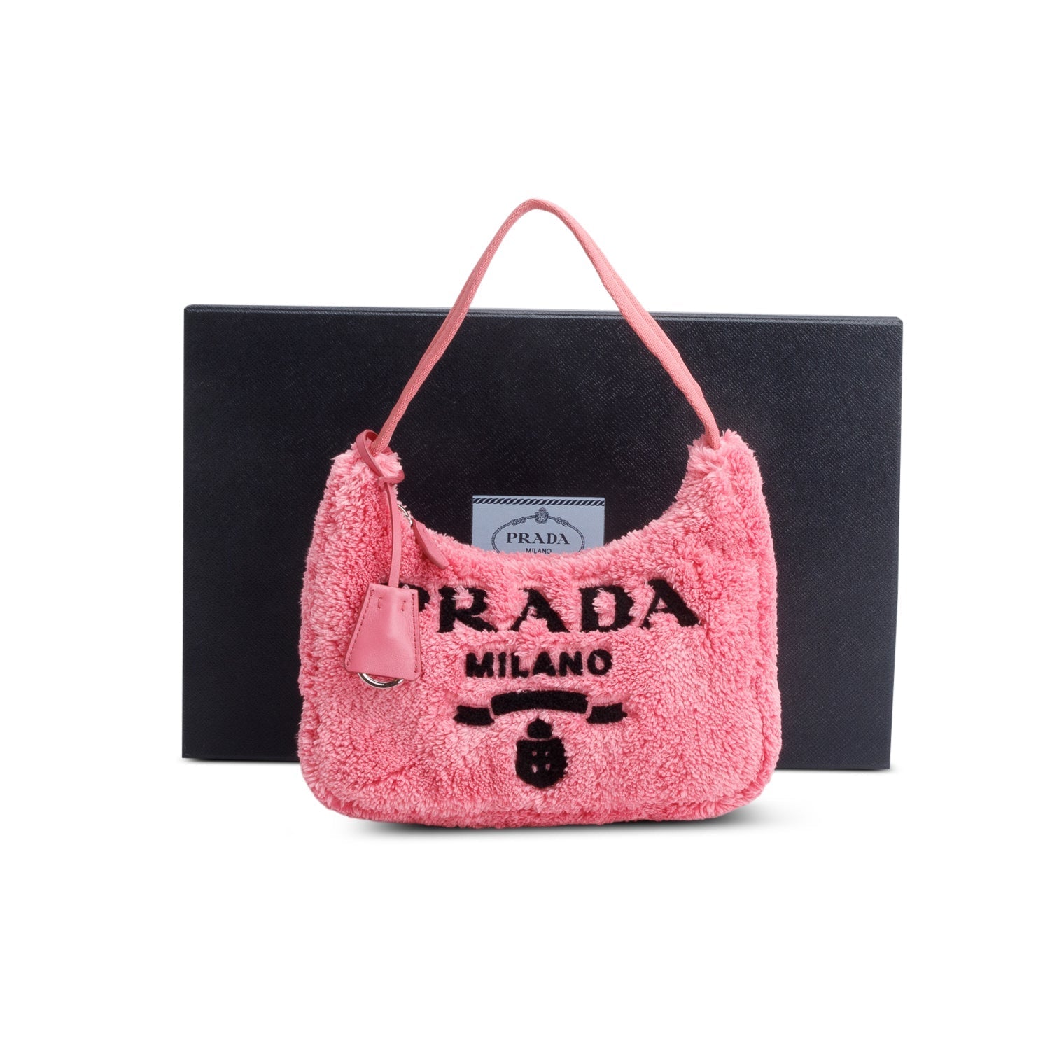 Prada Terry Cloth Re Edition Bag Pink Mini Travel Bag