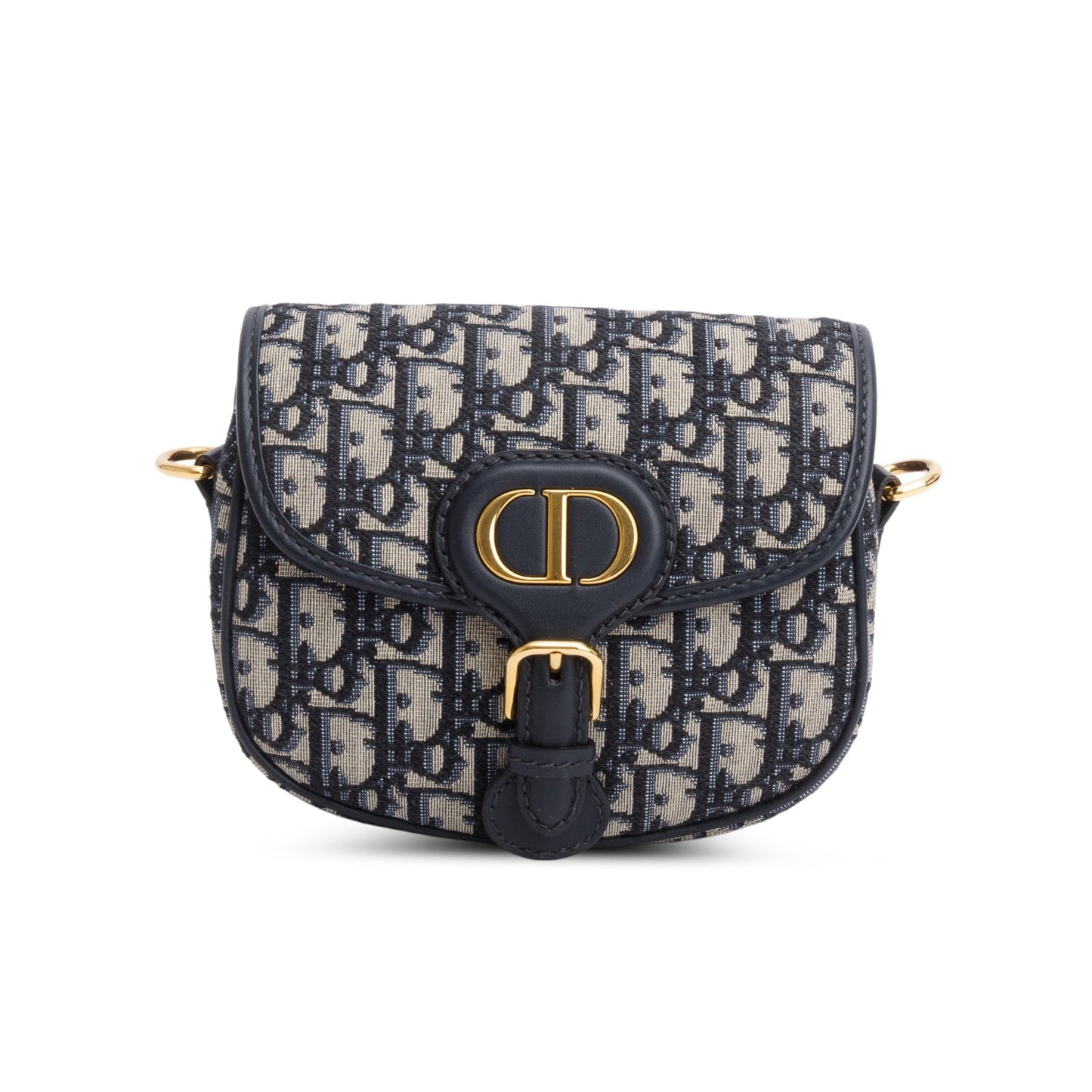 Dior Christian Oblique Bobby Bag Blue Small Travel Bag