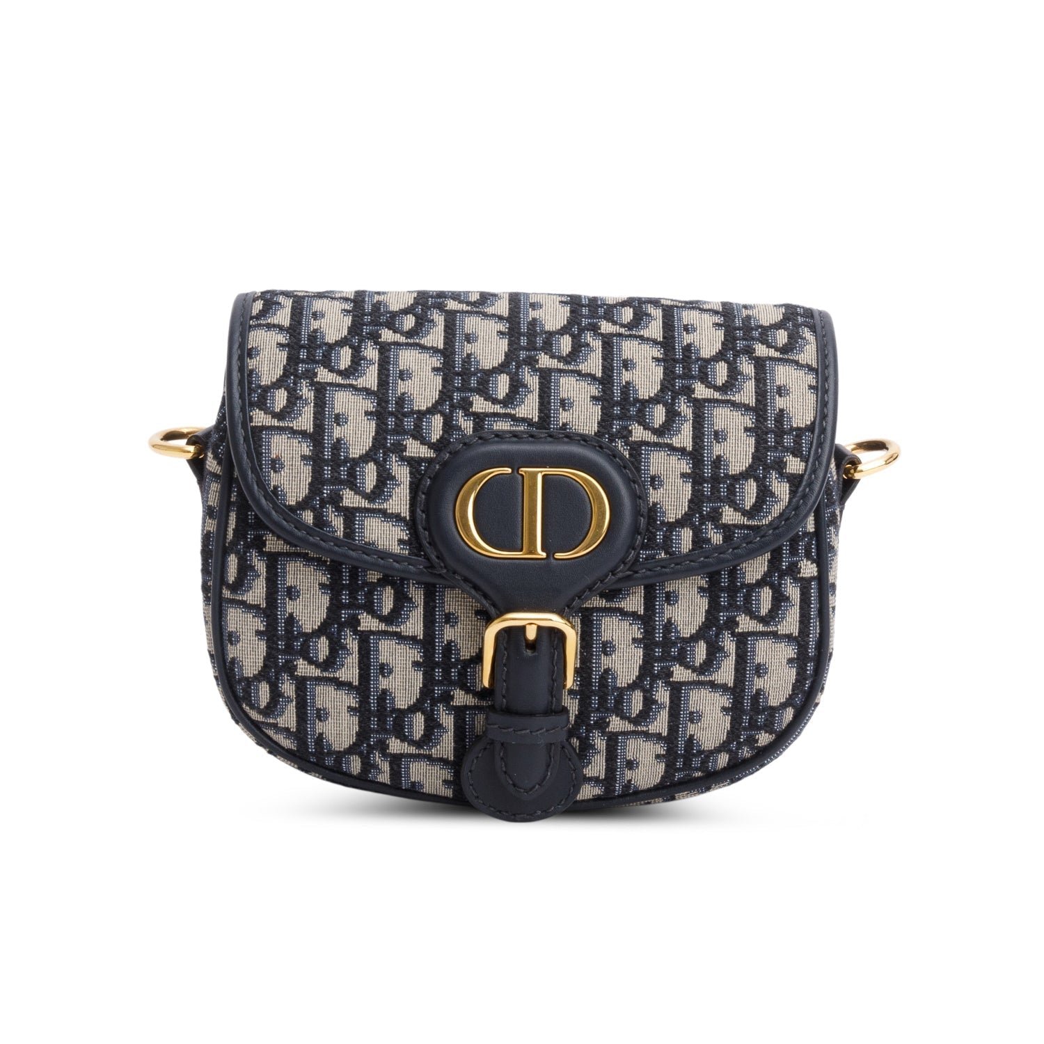 Dior Christian Oblique Bobby Bag Blue Small Travel Bag
