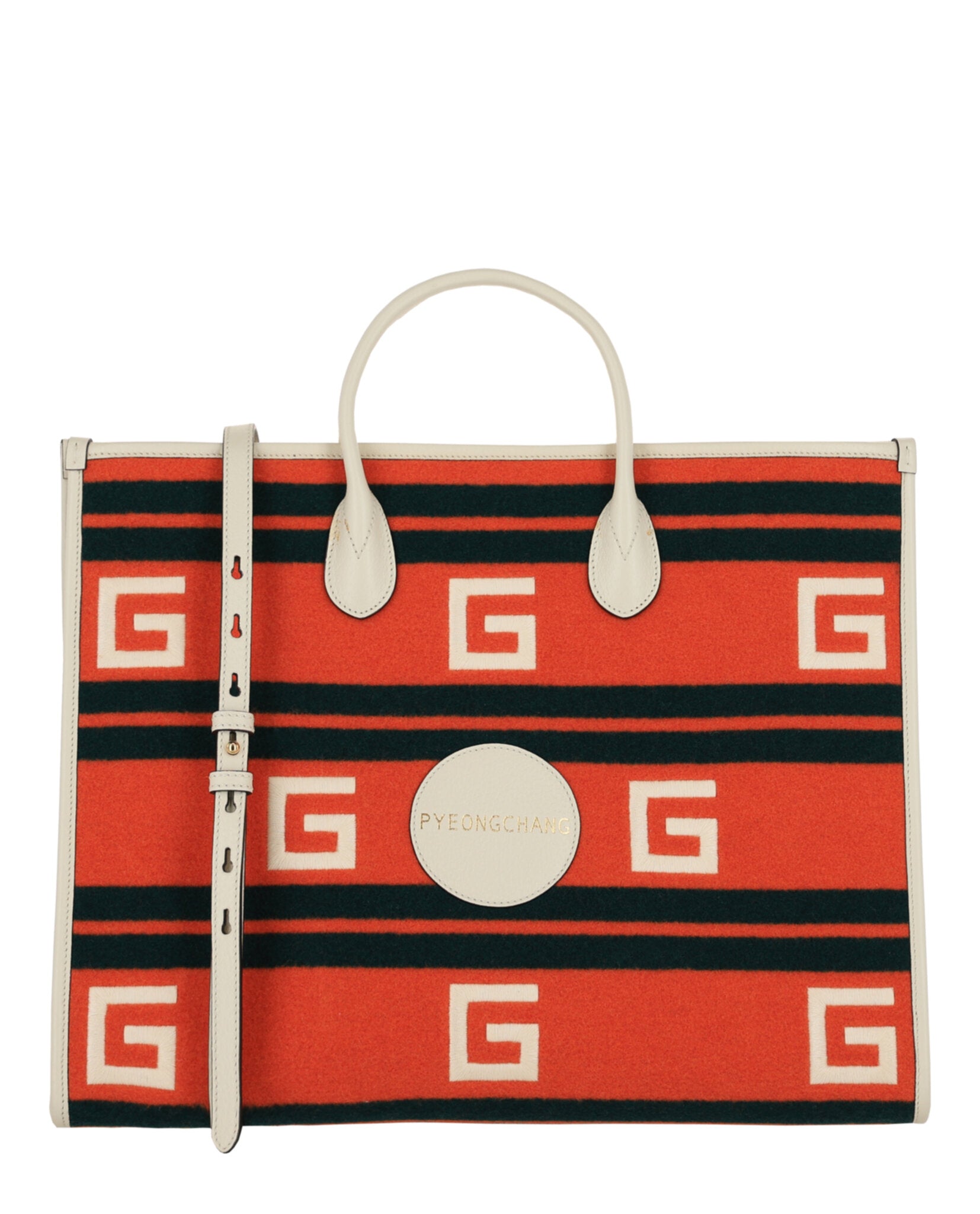 Gucci Mens Pyeongchang Embroidered Tote Bag