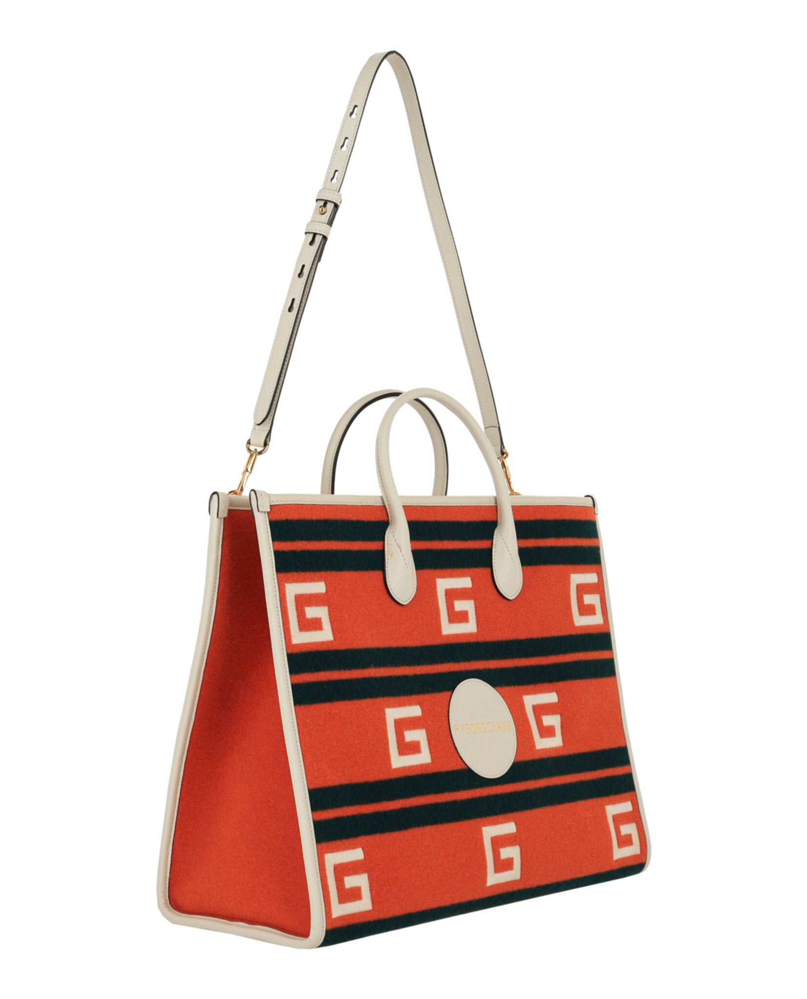 Gucci Mens Pyeongchang Embroidered Tote Bag