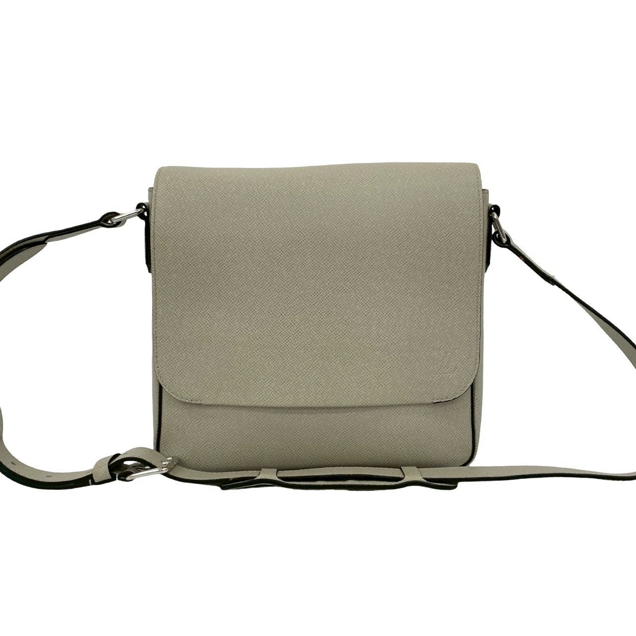 Louis Vuitton Taiga Roman PM Leather Gray Shoulder Bag