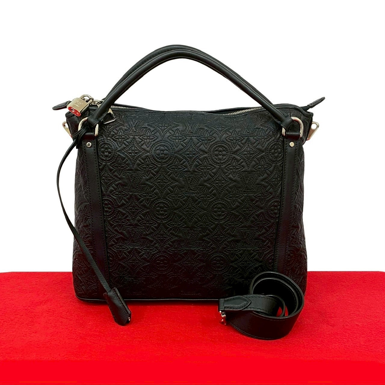 Louis Vuitton Antia Ixia PM Monogram Leather Black Shoulder Bag