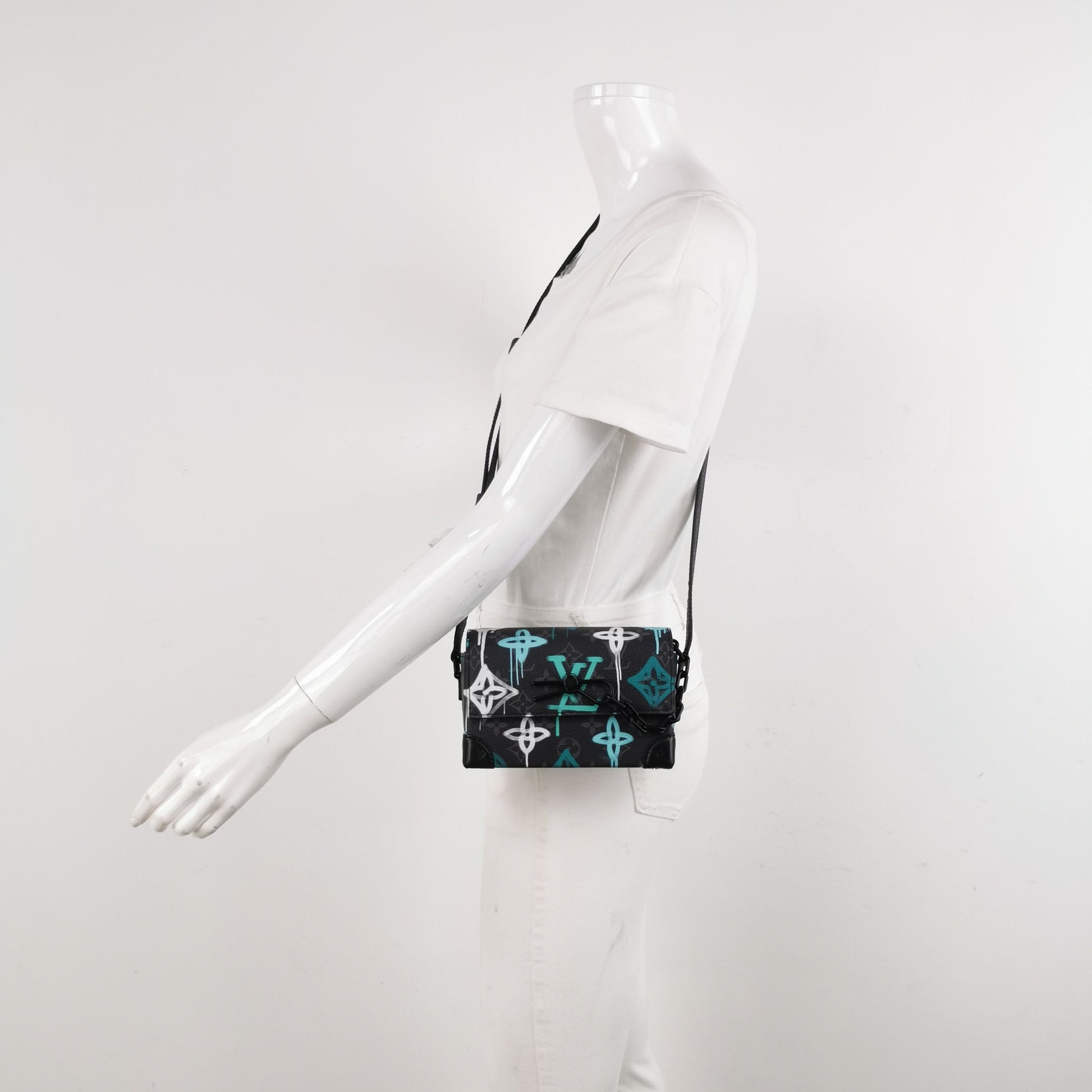 Louis Vuitton Steamer Mini Monogram Print Chain Strap Crossbody Bag with Chip 250502781175756
