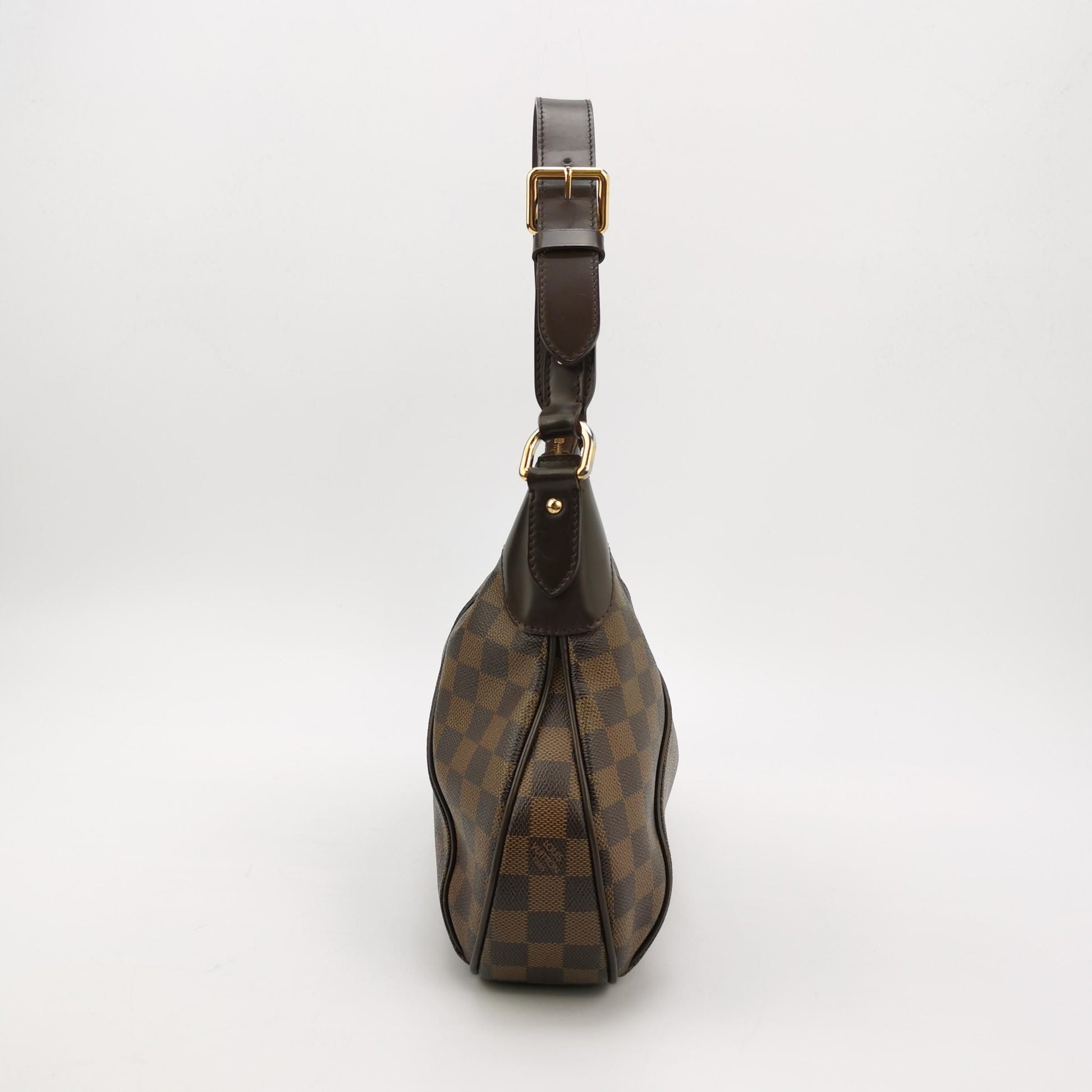 Louis Vuitton Thames Leather Checkerboard Logo Shoulder Bag 250119781033065