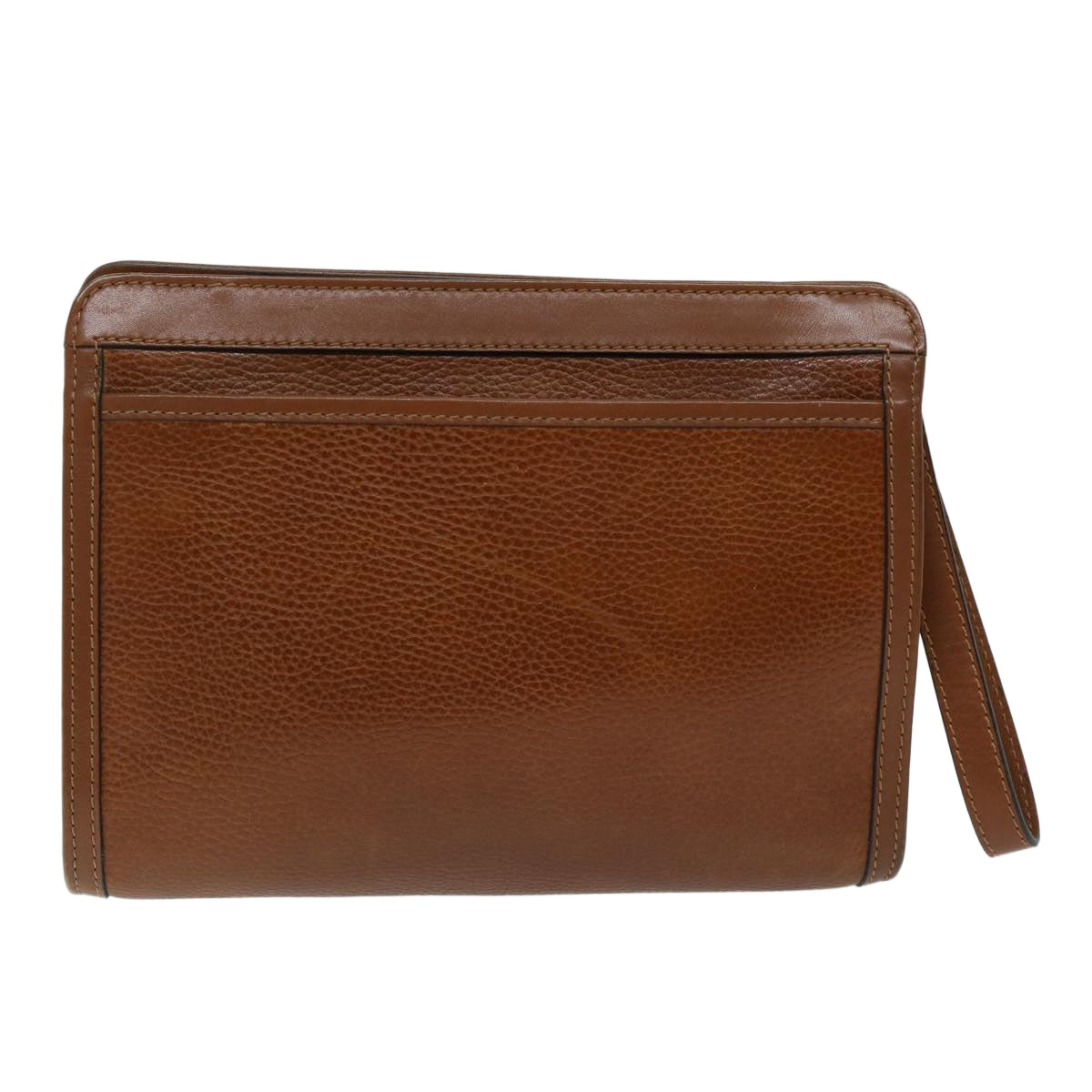 Luxury Clutch Bag Leather Brown