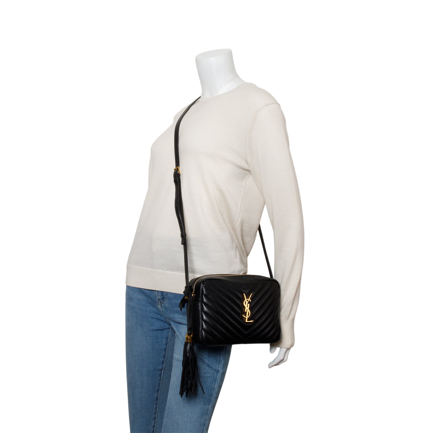 YSL Saint Laurent Lou Camera Bag Leather Quilted Crossbody Bag Bag 68367