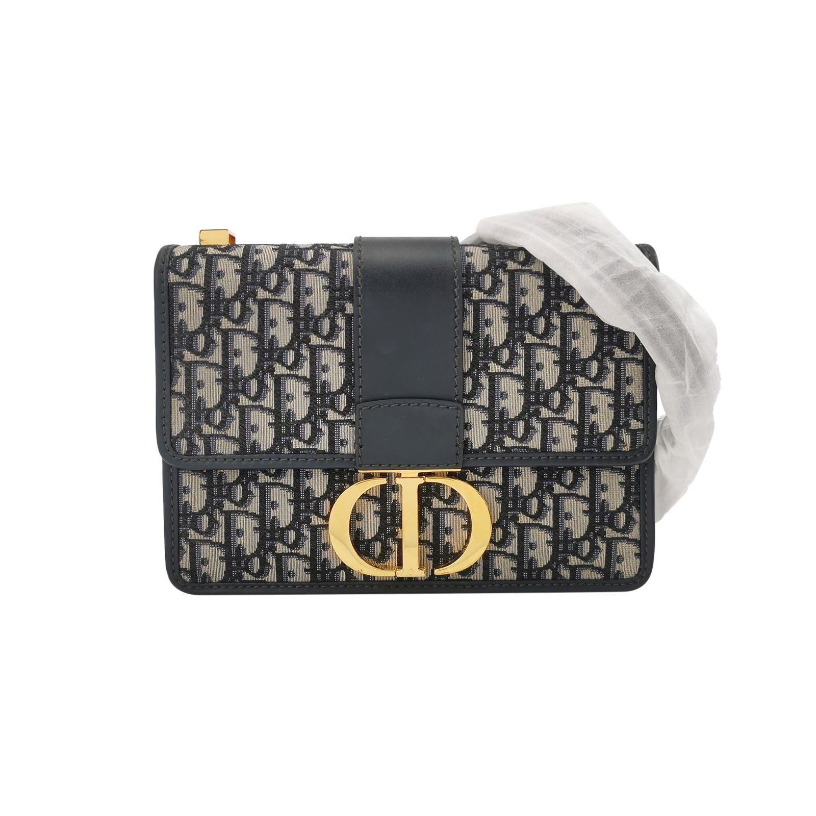 Dior Handbag 30Montaigne Bag in and Oblique CD Leather Canvas Medium