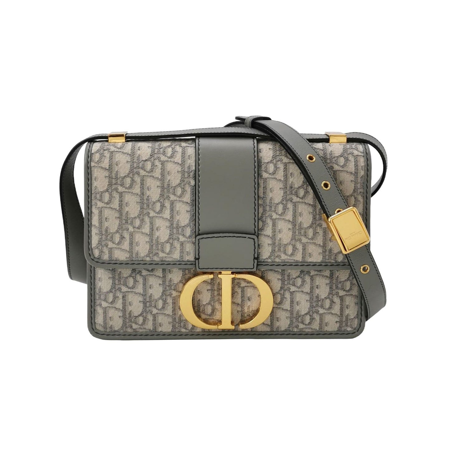 Dior Handbag 30Montaigne Bag in Oblique and 2 Leather Canvas Medium
