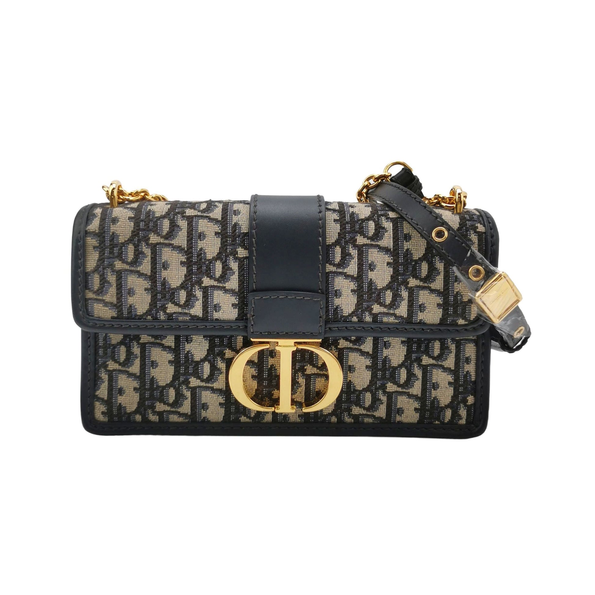 Dior Shoulder Bag 30Montaigne East-West Bag Oblique CD Leather Canvas Monogram