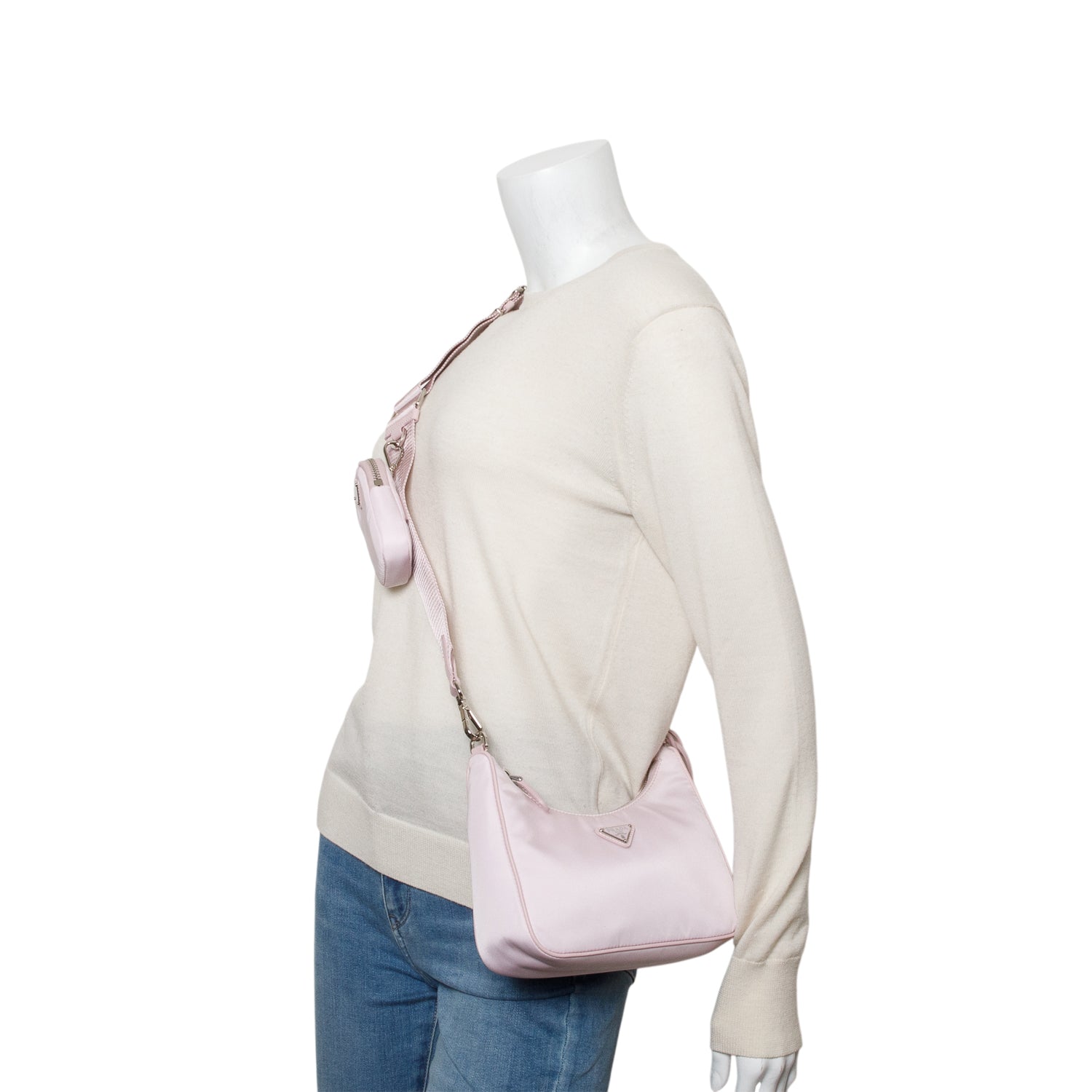 Prada Light Re Edition Re Bag Nylon Pink Travel Bag