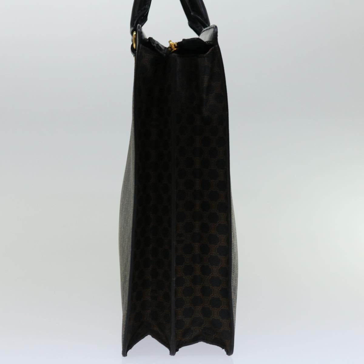 Luxury Macadam Tote Bag Pvc Leather Canvas Leather Black