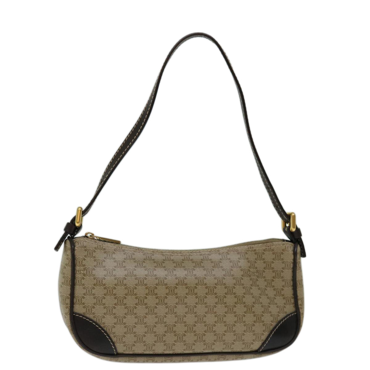 Luxury Macadam Accessory Pouch Pvc Handbag Canvas Beige Travel Bag