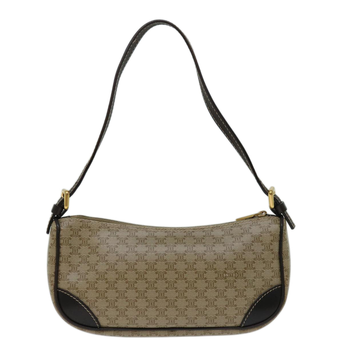 Luxury Macadam Accessory Pouch Pvc Handbag Canvas Beige Travel Bag