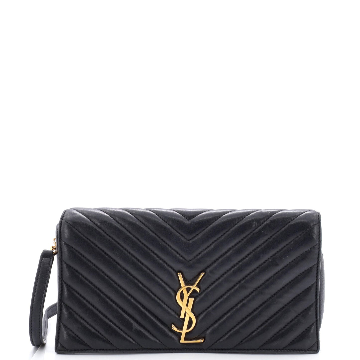 YSL Saint Laurent Saint Laurent Trending Kate Bag Chevron Leather Medium Travel Bag