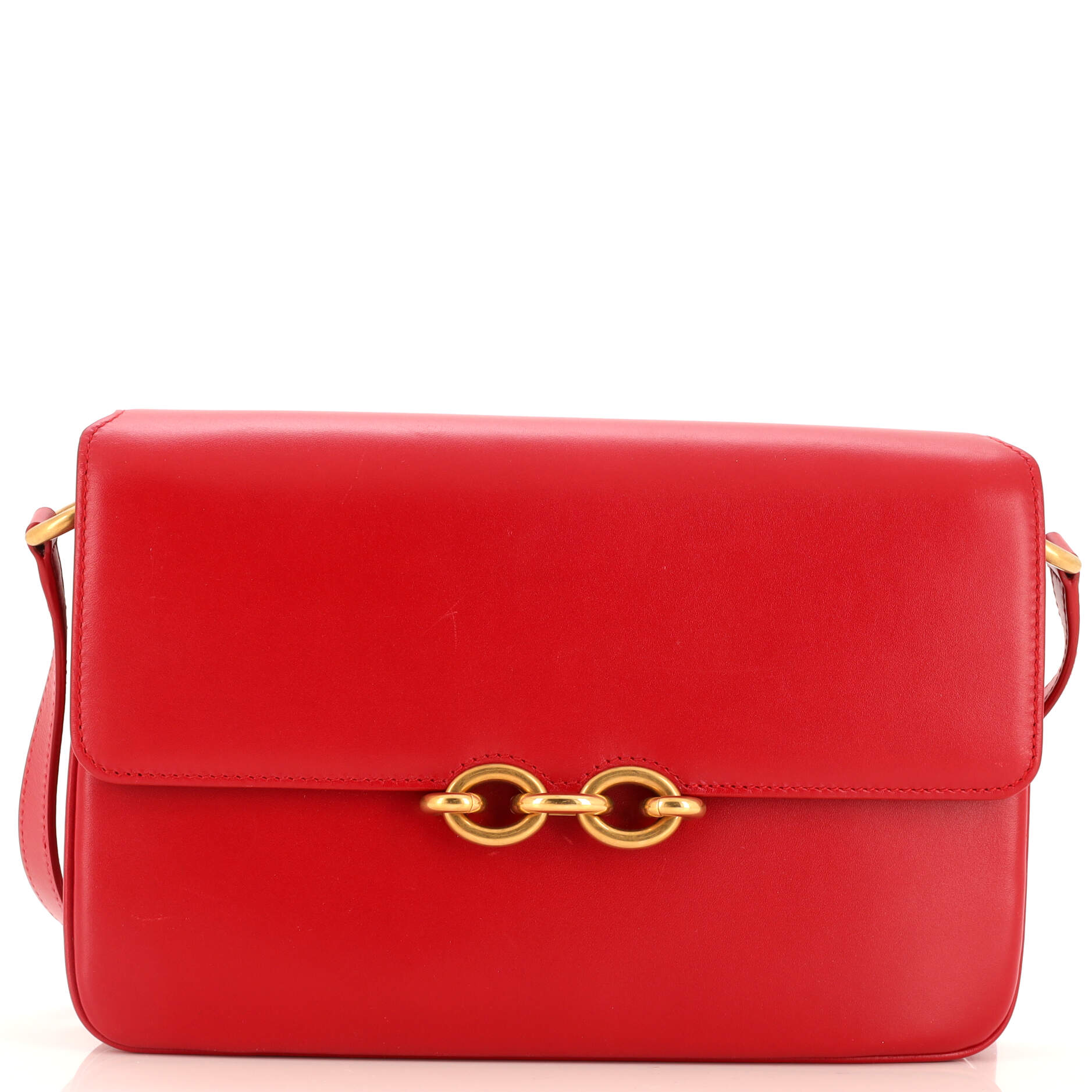 YSL Saint Laurent Saint Laurent Trending Le Maillon Shoulder Bag Leather Medium