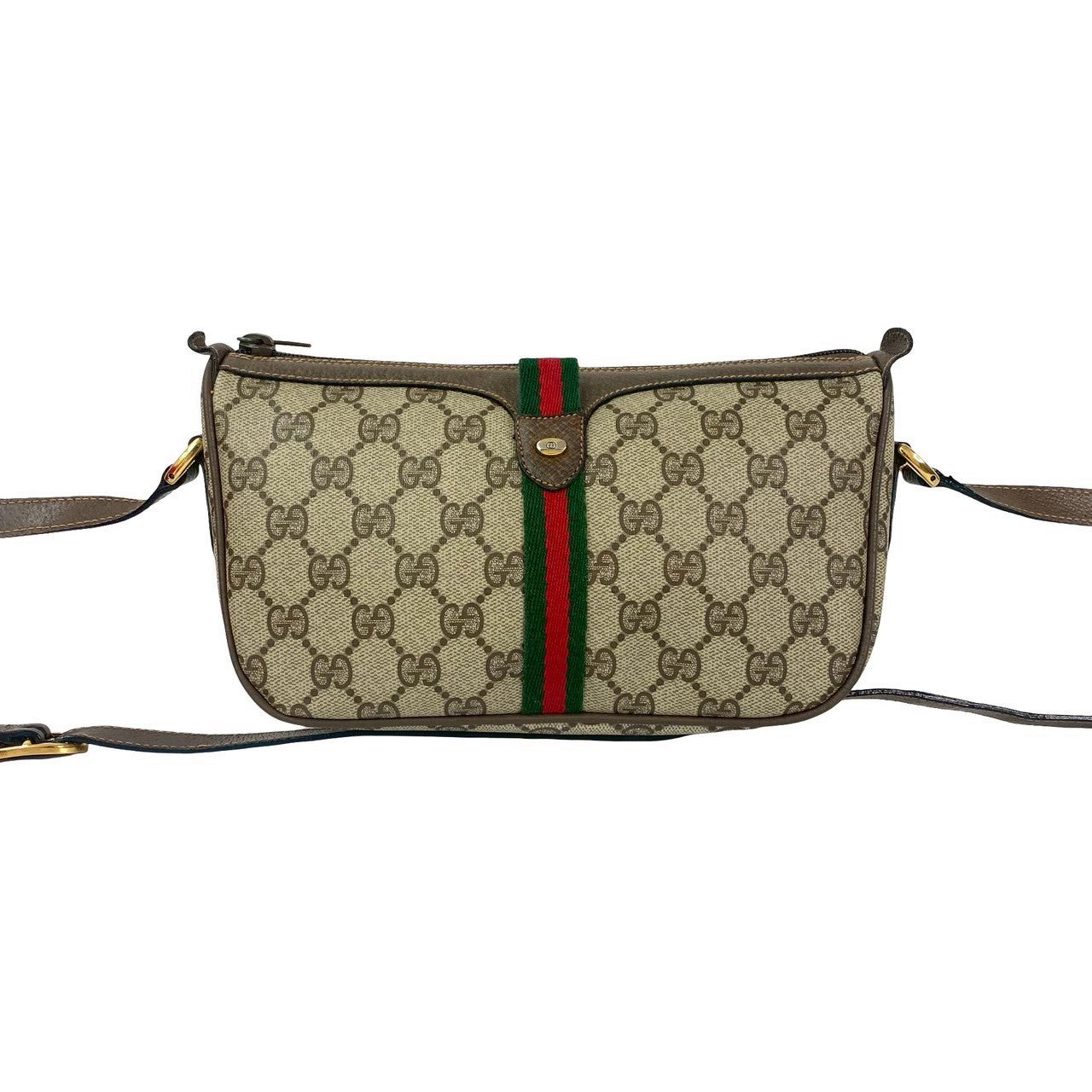 Gucci Sherry line Leather Brown Shoulder Bag 13