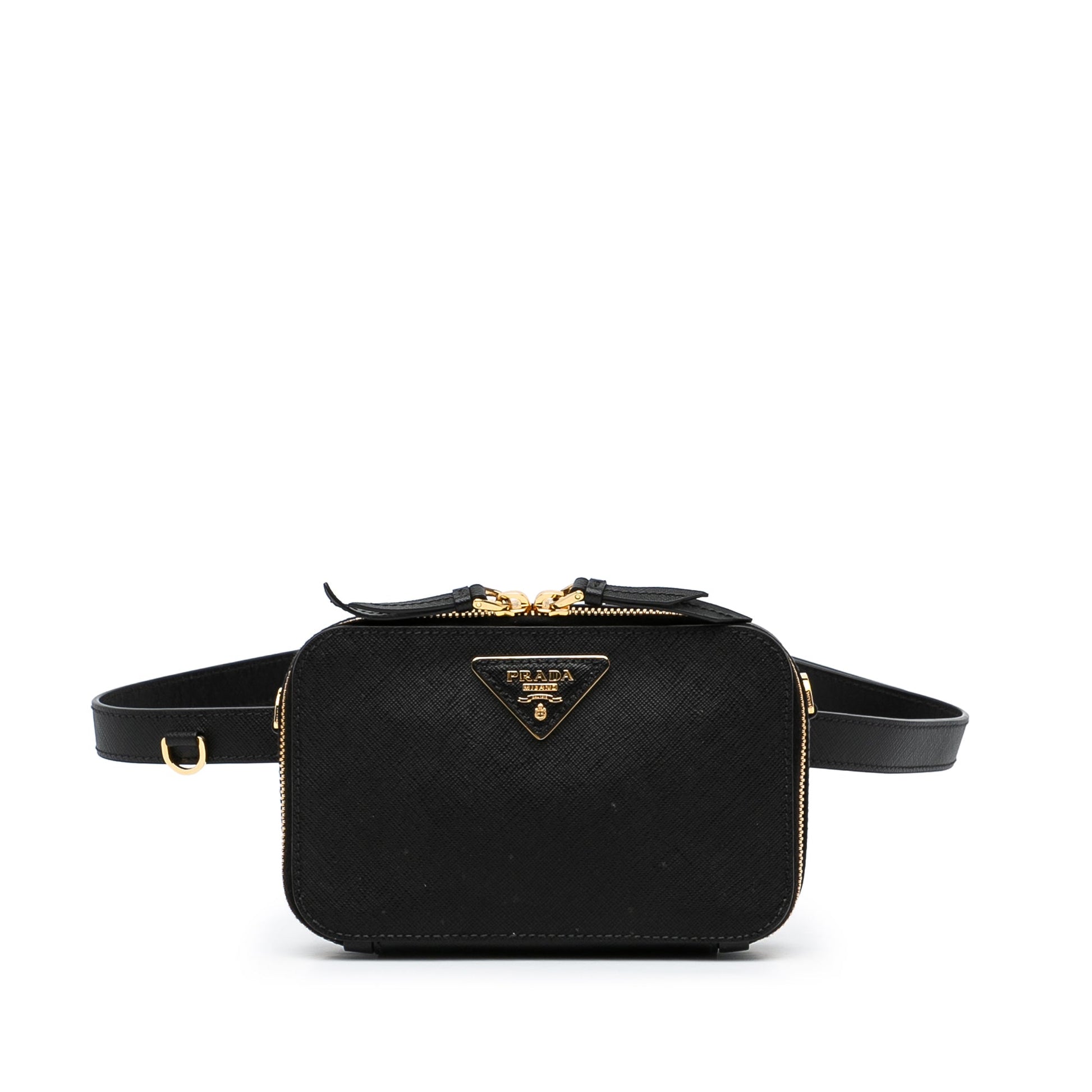 Prada Belt Bag Saffiano Black