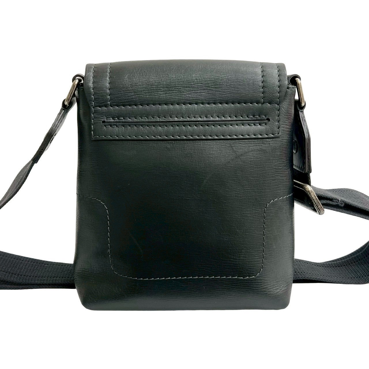 Louis Vuitton Utah Yuma Leather Black Shoulder Bag