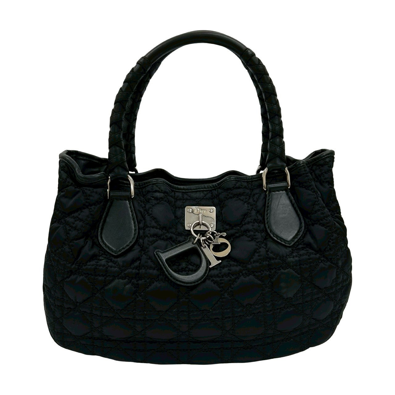 Dior Handbag Lovely Leather Black Travel Bag
