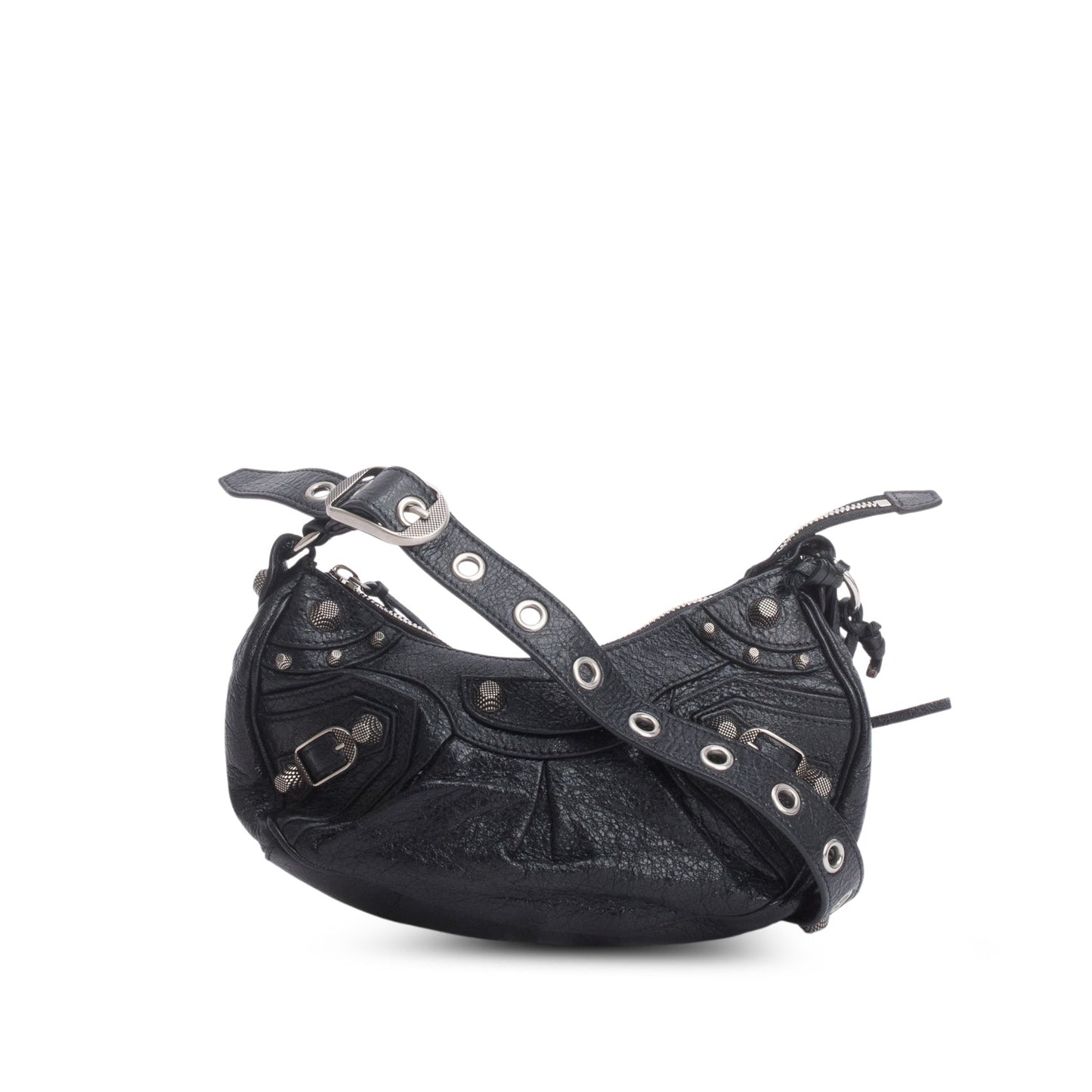 Balenciaga Arena Calfskin Le Cagole Xs Shoulder Bag Leather Black