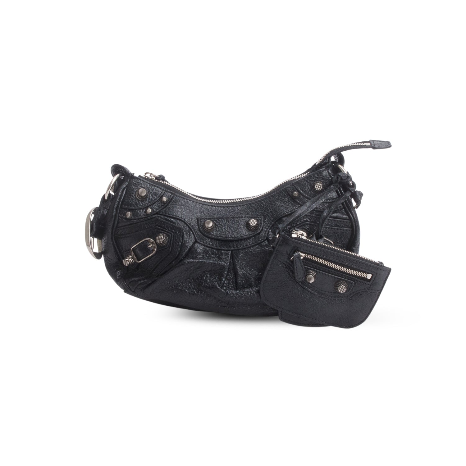 Balenciaga Arena Calfskin Le Cagole Xs Shoulder Bag Leather Black