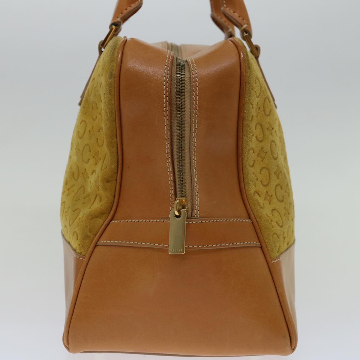 Luxury C Macadam Hand Bag Yellow Canvas Travel Bag