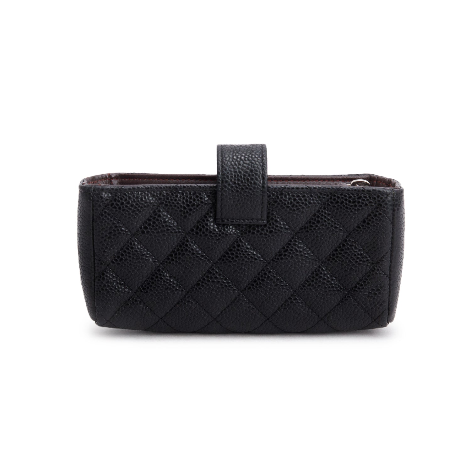 Chanel Caviar Quilted CC Phone Black Travel Bag