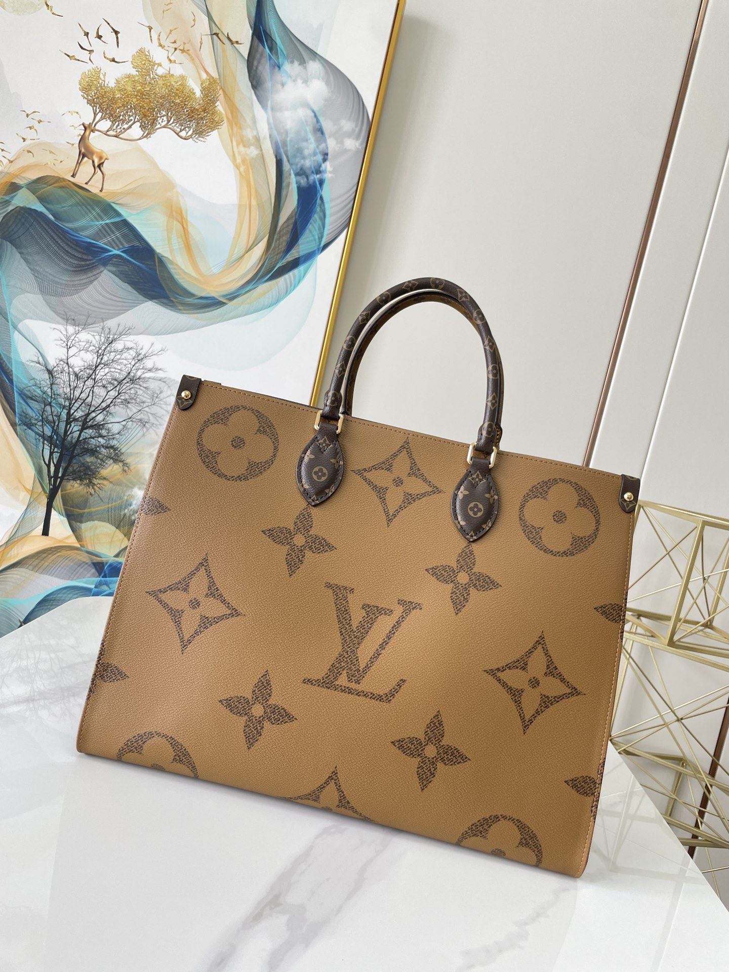 Top Quality Onthego Gm Tote Bag And Canvas Monogram