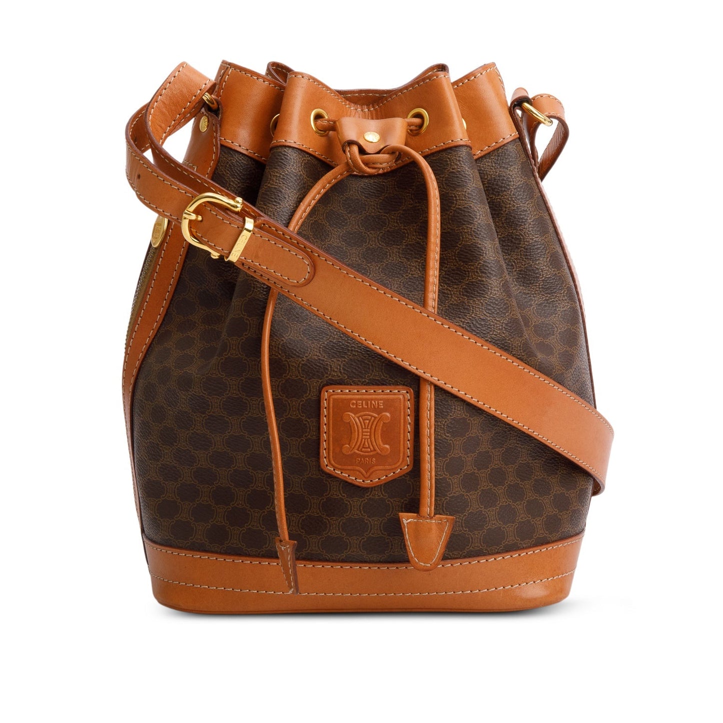 Celine Triomphe Macadam Bag Bucket Bucket Bag