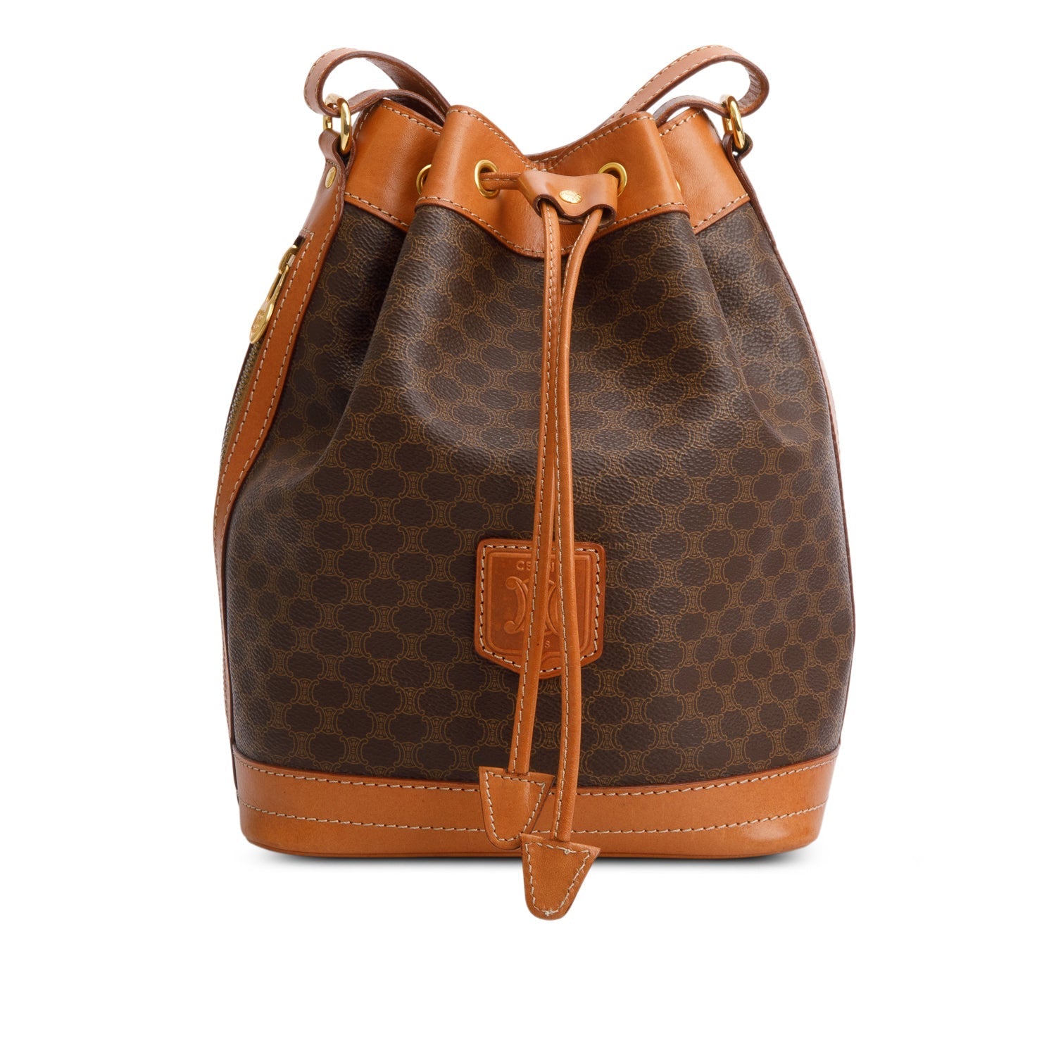 Celine Triomphe Macadam Bag Bucket Bucket Bag