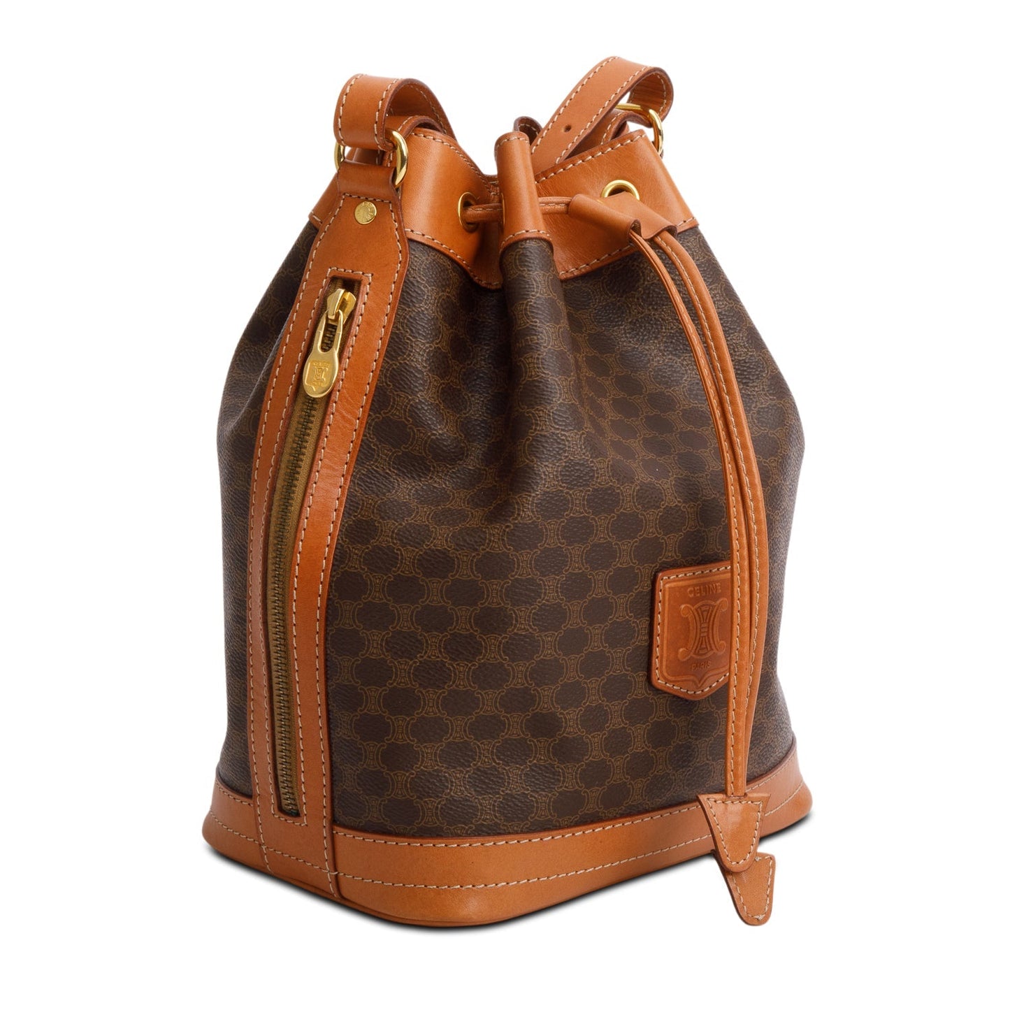 Celine Triomphe Macadam Bag Bucket Bucket Bag