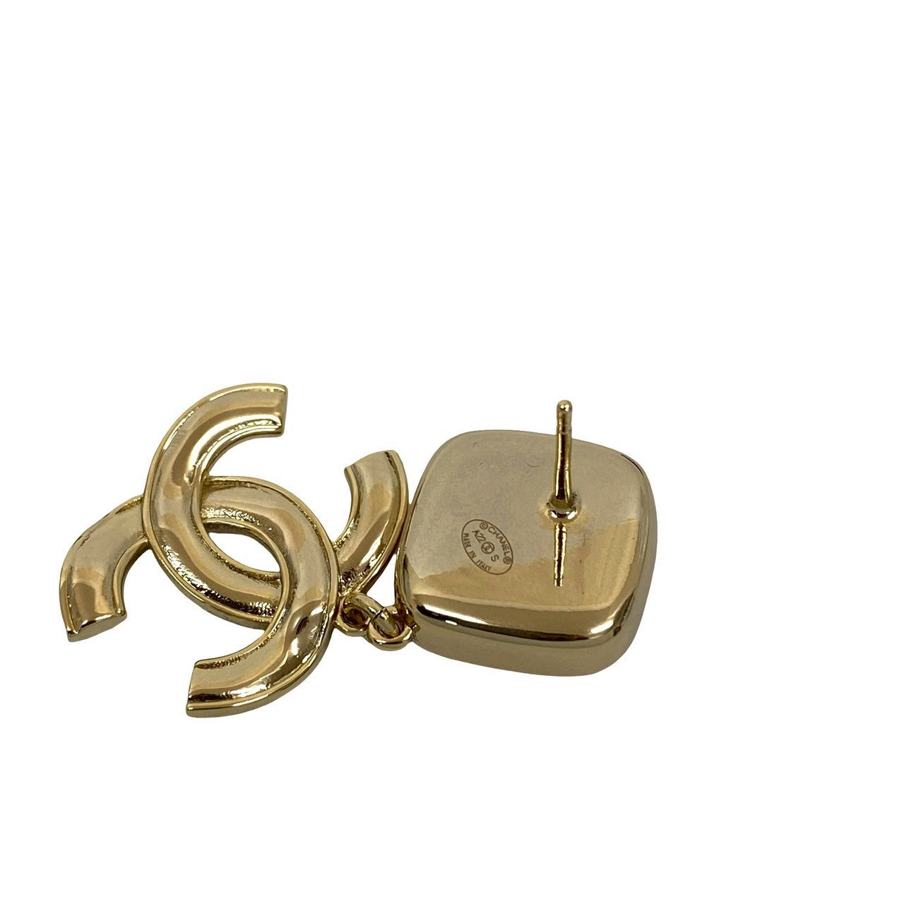 Chanel Pierce Plated Gold Jewelry 5