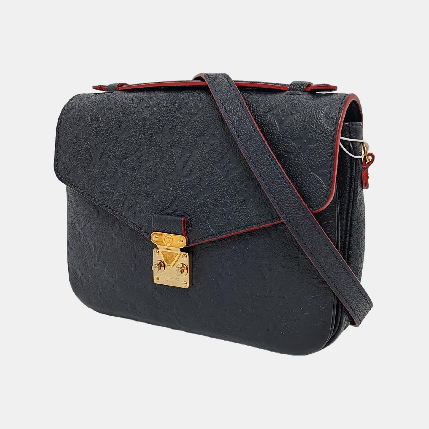 Louis Vuitton Pochette Métis Navy Monogram Empreinte Leather Metis Clutch Bag Navy 2