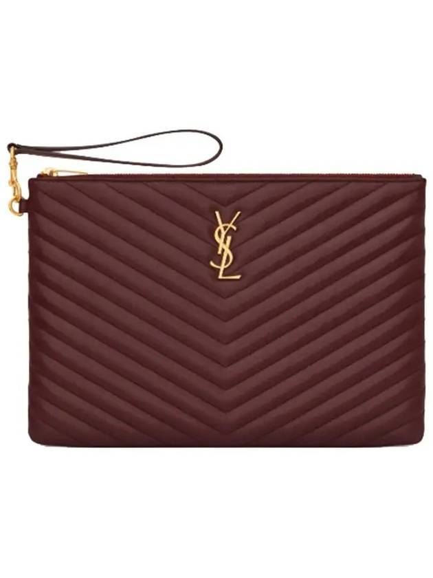 YSL Saint Laurent Saint Laurent Trending Clutch Bag Loose Legion Matelasse Monogram