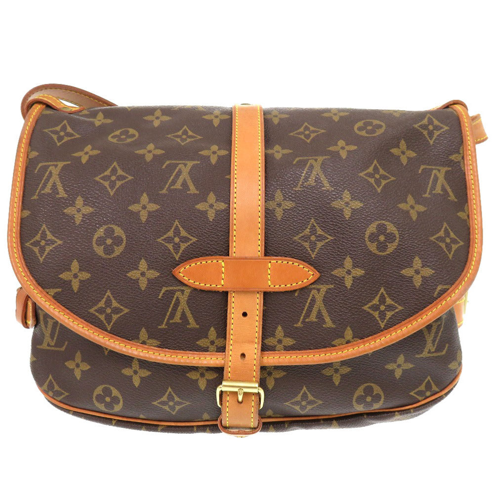 Louis Vuitton M42256 Saumur 30 Monogram Canvas Brown Shoulder Bag 6A0115Gl5A 1