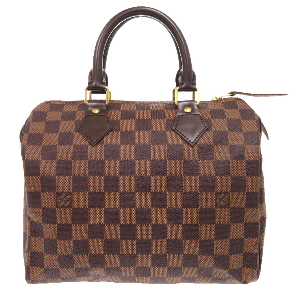 Louis Vuitton N41365 Damier Speedy 25 Canvas Brown Handbag